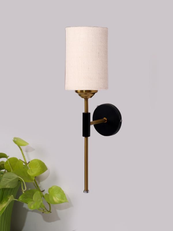Multicolor Wall Lamp | Elegant Jute Material | Stylish Ambient Light for Home, Office, Living Room, Bedroom, Hallway | Modern Decorative Wall Sconce - Model VX140
