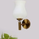 Multicolor Wall Lamp | Elegant Mosaic Glass & Wood Design | Stylish Ambient Light for Home, Office, Living Room, Bedroom, Hallway | Modern Decorative Wall Sconce – Model VX15