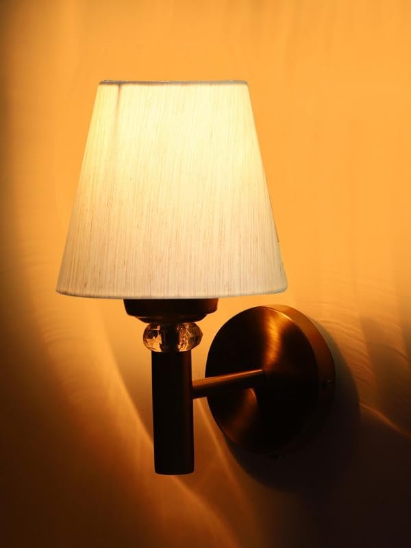 Multicolor Wall Lamp | Elegant Cotton Design | Stylish Ambient Light for Home, Office, Living Room, Bedroom, Hallway | Modern Decorative Wall Sconce - Model VX19