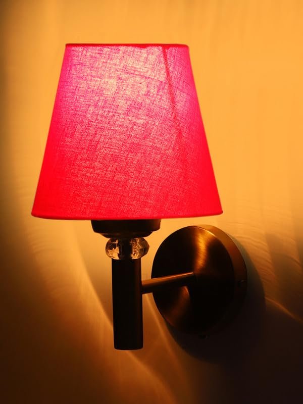 Multicolor Wall Lamp | Elegant Cotton Design | Stylish Ambient Light for Home, Office, Living Room, Bedroom, Hallway | Modern Decorative Wall Sconce - Model VX21