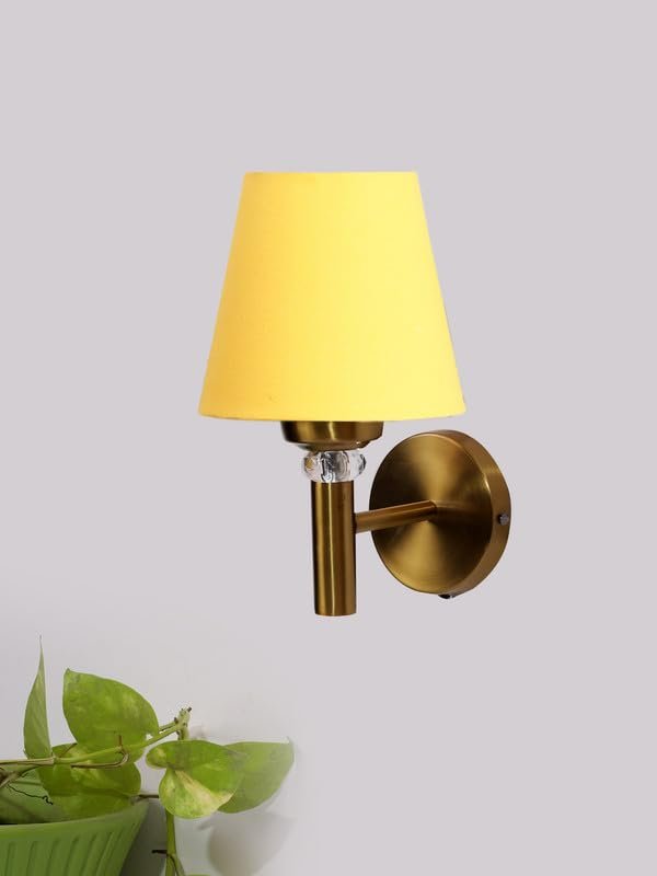 Multicolor Wall Lamp | Elegant Jute Material | Stylish Ambient Light for Home, Office, Living Room, Bedroom, Hallway | Modern Decorative Wall Sconce - Model VX23