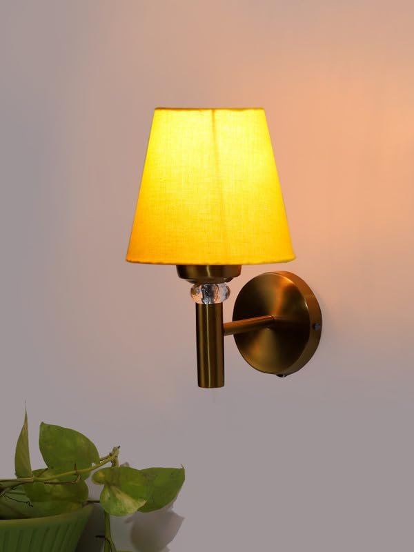 Multicolor Wall Lamp | Elegant Jute Material | Stylish Ambient Light for Home, Office, Living Room, Bedroom, Hallway | Modern Decorative Wall Sconce - Model VX23