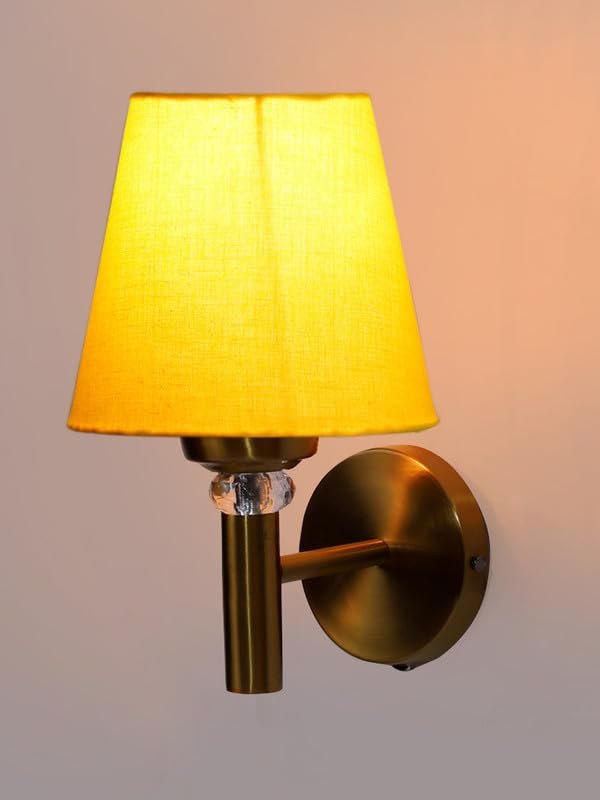 Multicolor Wall Lamp | Elegant Jute Material | Stylish Ambient Light for Home, Office, Living Room, Bedroom, Hallway | Modern Decorative Wall Sconce - Model VX23