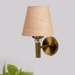 Multicolor Wall Lamp | Elegant Jute Material | Stylish Ambient Light for Home, Office, Living Room, Bedroom, Hallway | Modern Decorative Wall Sconce – Model VX26