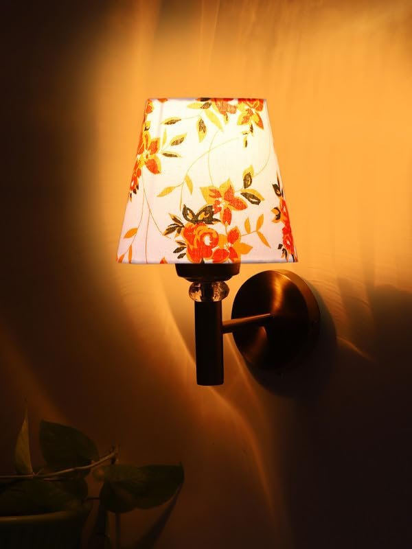 Multicolor Wall Lamp | Elegant Cotton Design | Stylish Ambient Light for Home, Office, Living Room, Bedroom, Hallway | Modern Decorative Wall Sconce - Model VX32