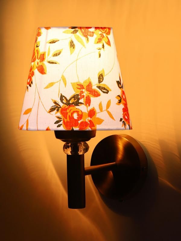 Multicolor Wall Lamp | Elegant Cotton Design | Stylish Ambient Light for Home, Office, Living Room, Bedroom, Hallway | Modern Decorative Wall Sconce - Model VX32