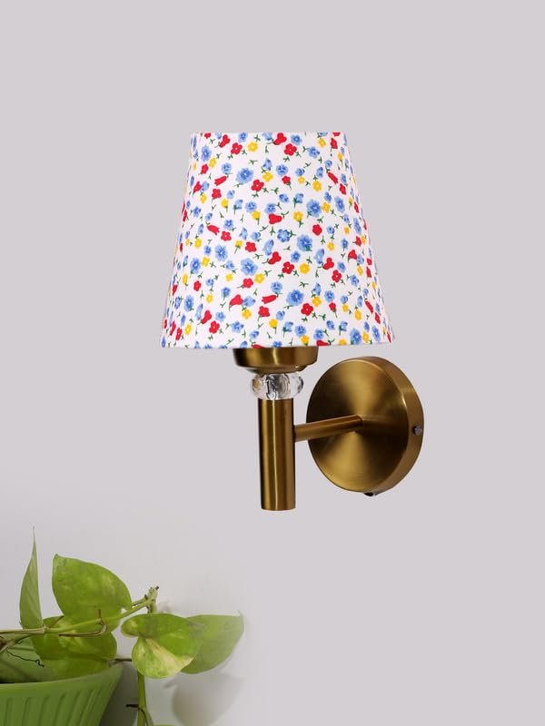 Multicolor Wall Lamp | Elegant Cotton Design | Stylish Ambient Light for Home, Office, Living Room, Bedroom, Hallway | Modern Decorative Wall Sconce - Model VX33