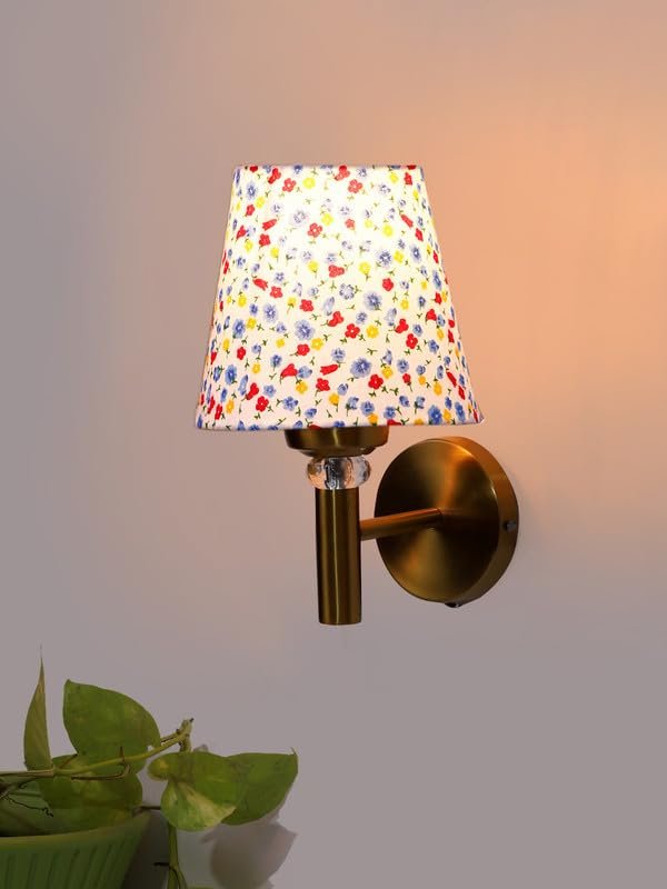Multicolor Wall Lamp | Elegant Cotton Design | Stylish Ambient Light for Home, Office, Living Room, Bedroom, Hallway | Modern Decorative Wall Sconce - Model VX33