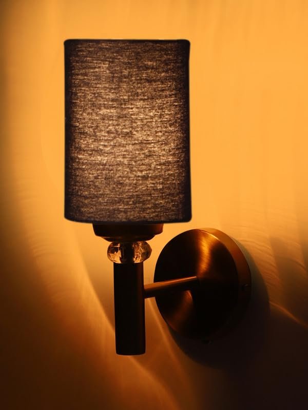 Multicolor Wall Lamp | Elegant Cotton Design | Stylish Ambient Light for Home, Office, Living Room, Bedroom, Hallway | Modern Decorative Wall Sconce - Model VX35