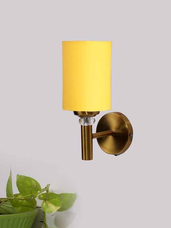 Multicolor Wall Lamp | Elegant Jute Material | Stylish Ambient Light for Home, Office, Living Room, Bedroom, Hallway | Modern Decorative Wall Sconce - Model VX38