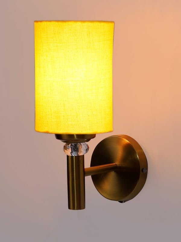 Multicolor Wall Lamp | Elegant Jute Material | Stylish Ambient Light for Home, Office, Living Room, Bedroom, Hallway | Modern Decorative Wall Sconce - Model VX38