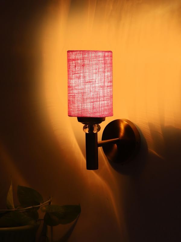 Multicolor Wall Lamp | Elegant Cotton Design | Stylish Ambient Light for Home, Office, Living Room, Bedroom, Hallway | Modern Decorative Wall Sconce - Model VX43