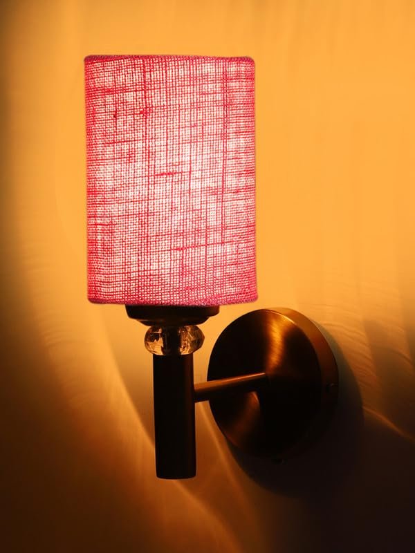 Multicolor Wall Lamp | Elegant Cotton Design | Stylish Ambient Light for Home, Office, Living Room, Bedroom, Hallway | Modern Decorative Wall Sconce - Model VX43