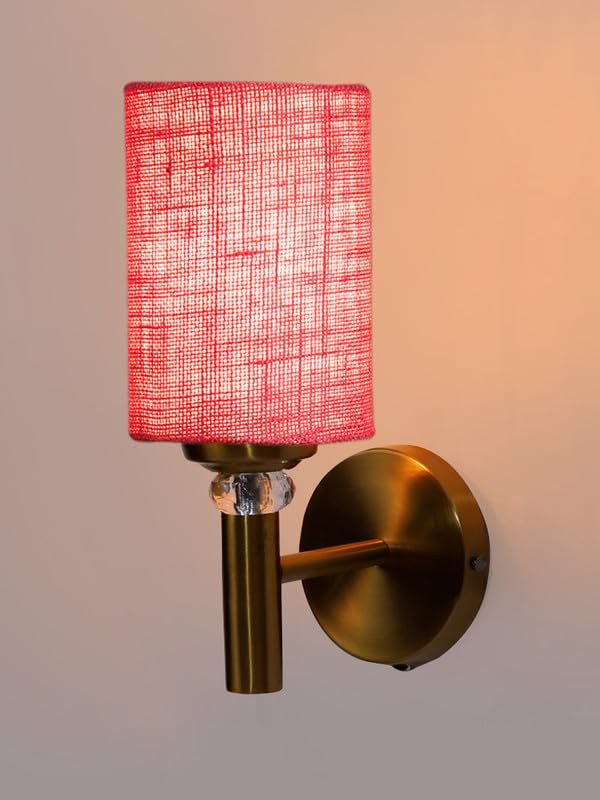 Multicolor Wall Lamp | Elegant Cotton Design | Stylish Ambient Light for Home, Office, Living Room, Bedroom, Hallway | Modern Decorative Wall Sconce - Model VX43