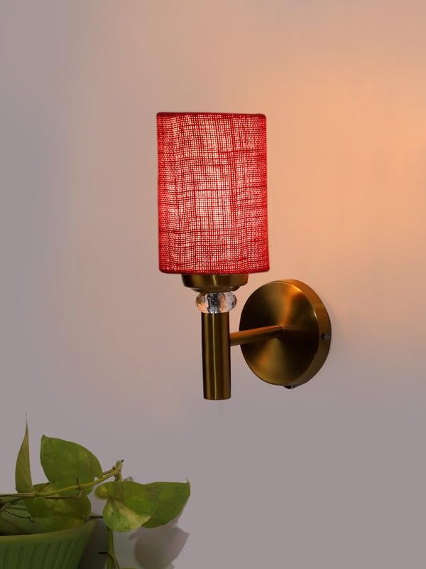 Multicolor Wall Lamp | Elegant Cotton Design | Stylish Ambient Light for Home, Office, Living Room, Bedroom, Hallway | Modern Decorative Wall Sconce - Model VX44