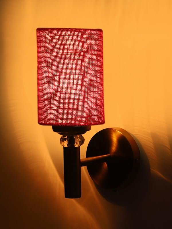 Multicolor Wall Lamp | Elegant Cotton Design | Stylish Ambient Light for Home, Office, Living Room, Bedroom, Hallway | Modern Decorative Wall Sconce - Model VX44