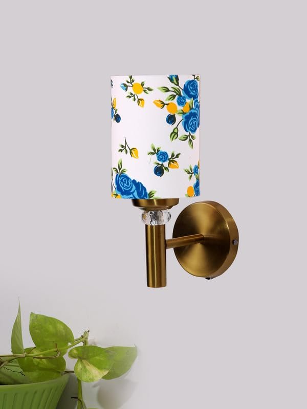 Multicolor Wall Lamp | Elegant Cotton Design | Stylish Ambient Light for Home, Office, Living Room, Bedroom, Hallway | Modern Decorative Wall Sconce - Model VX46