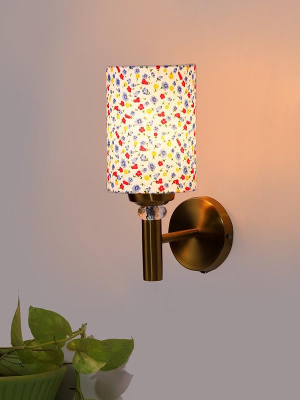 Multicolor Wall Lamp | Elegant Cotton Design | Stylish Ambient Light for Home, Office, Living Room, Bedroom, Hallway | Modern Decorative Wall Sconce - Model VX48