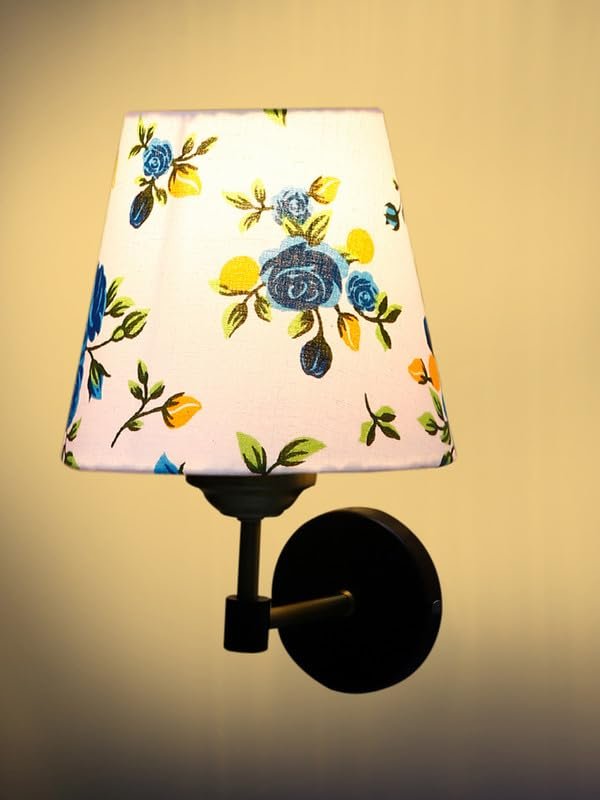 Multicolor Wall Lamp | Elegant Cotton Design | Stylish Ambient Light for Home, Office, Living Room, Bedroom, Hallway | Modern Decorative Wall Sconce - Model VX79