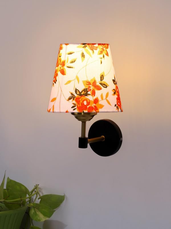 Multicolor Wall Lamp | Elegant Cotton Design | Stylish Ambient Light for Home, Office, Living Room, Bedroom, Hallway | Modern Decorative Wall Sconce - Model VX81