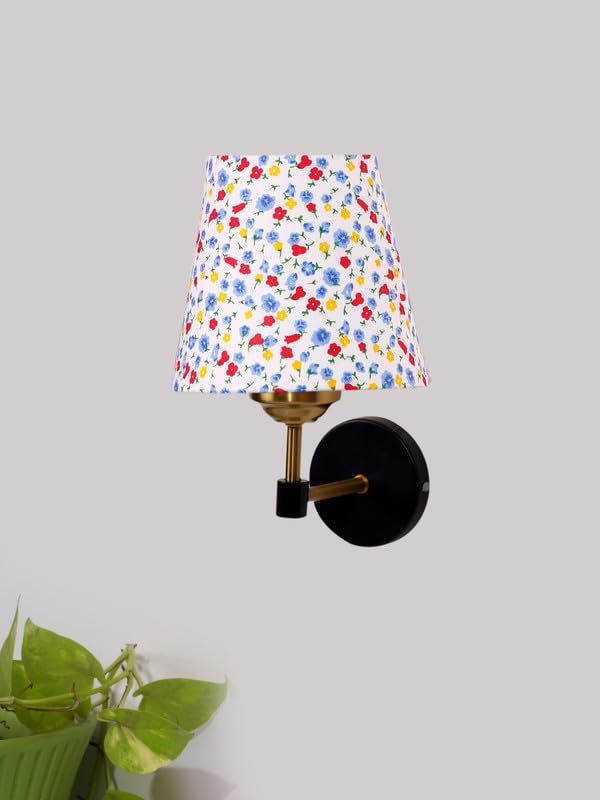 Multicolor Wall Lamp | Elegant Cotton Design | Stylish Ambient Light for Home, Office, Living Room, Bedroom, Hallway | Modern Decorative Wall Sconce - Model VX82