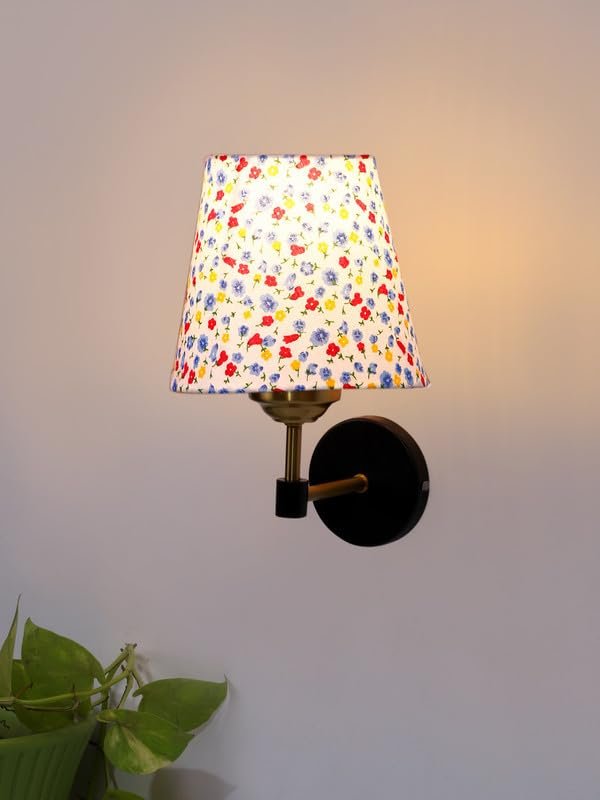 Multicolor Wall Lamp | Elegant Cotton Design | Stylish Ambient Light for Home, Office, Living Room, Bedroom, Hallway | Modern Decorative Wall Sconce - Model VX82