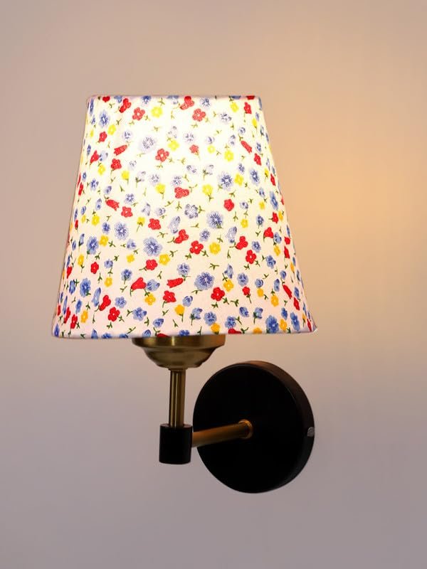 Multicolor Wall Lamp | Elegant Cotton Design | Stylish Ambient Light for Home, Office, Living Room, Bedroom, Hallway | Modern Decorative Wall Sconce - Model VX82