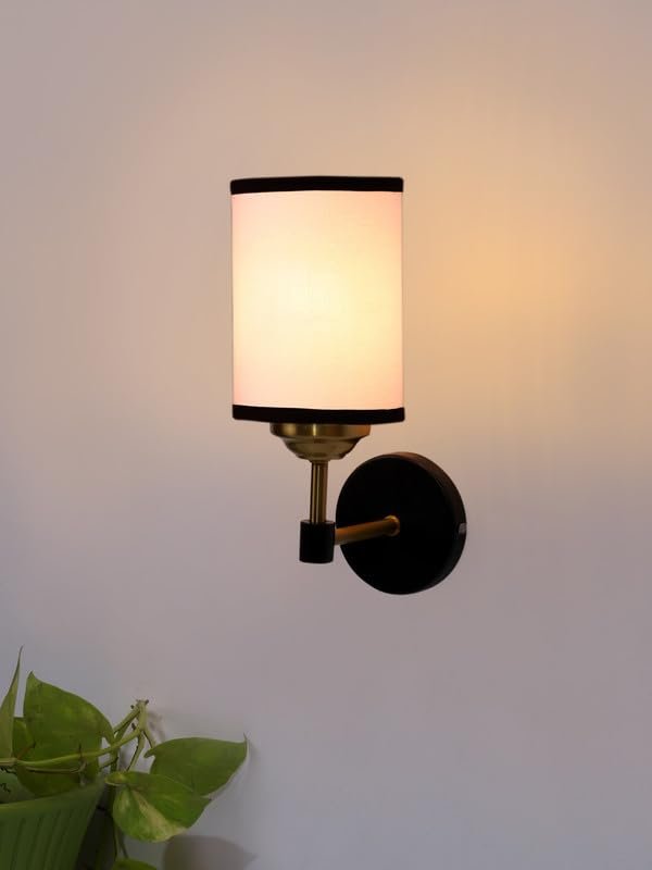 Multicolor Wall Lamp | Elegant Jute Material | Stylish Ambient Light for Home, Office, Living Room, Bedroom, Hallway | Modern Decorative Wall Sconce - Model VX88