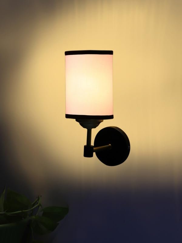Multicolor Wall Lamp | Elegant Jute Material | Stylish Ambient Light for Home, Office, Living Room, Bedroom, Hallway | Modern Decorative Wall Sconce - Model VX88