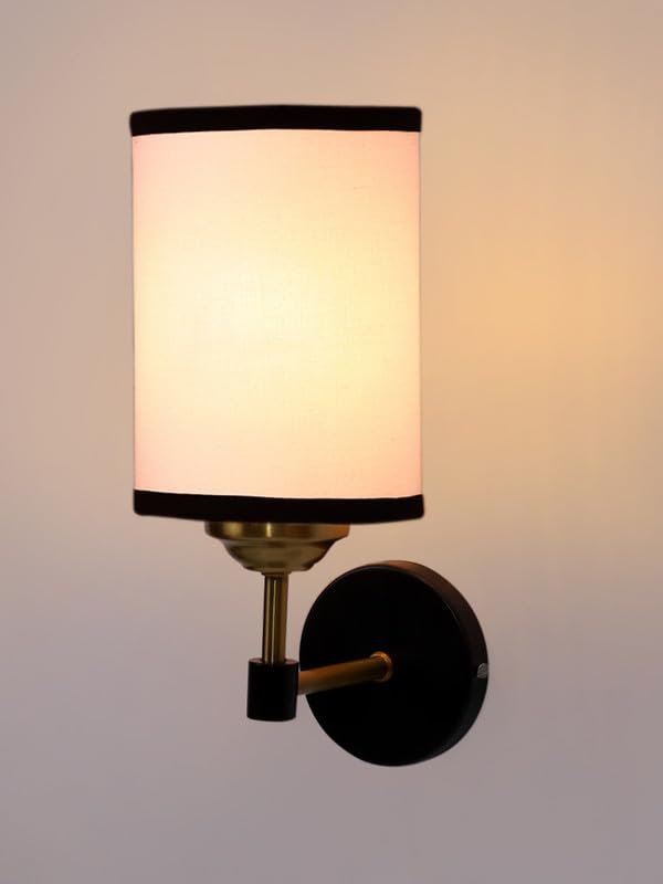 Multicolor Wall Lamp | Elegant Jute Material | Stylish Ambient Light for Home, Office, Living Room, Bedroom, Hallway | Modern Decorative Wall Sconce - Model VX88