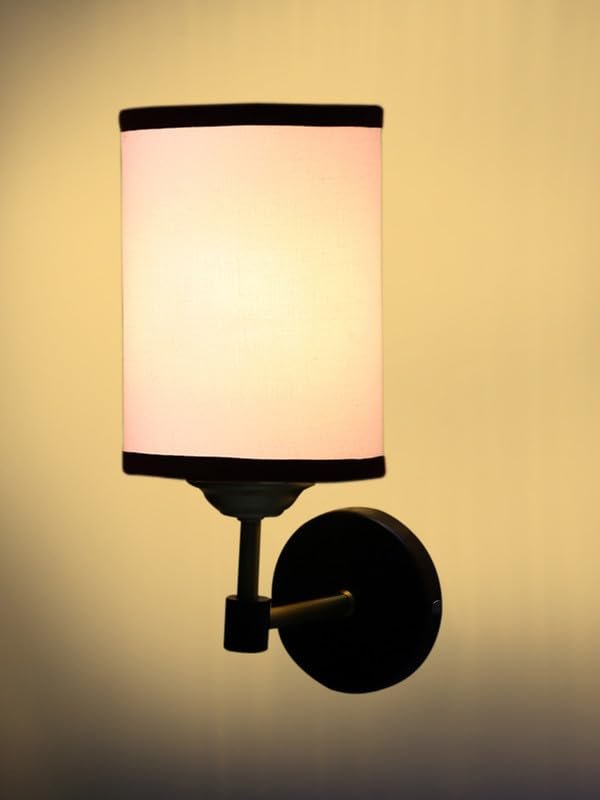 Multicolor Wall Lamp | Elegant Jute Material | Stylish Ambient Light for Home, Office, Living Room, Bedroom, Hallway | Modern Decorative Wall Sconce - Model VX88