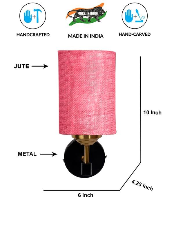 Multicolor Wall Lamp | Elegant Cotton Design | Stylish Ambient Light for Home, Office, Living Room, Bedroom, Hallway | Modern Decorative Wall Sconce - Model VX91