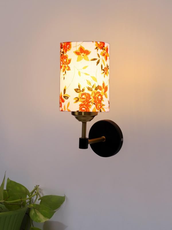 Multicolor Wall Lamp | Elegant Cotton Design | Stylish Ambient Light for Home, Office, Living Room, Bedroom, Hallway | Modern Decorative Wall Sconce - Model VX95