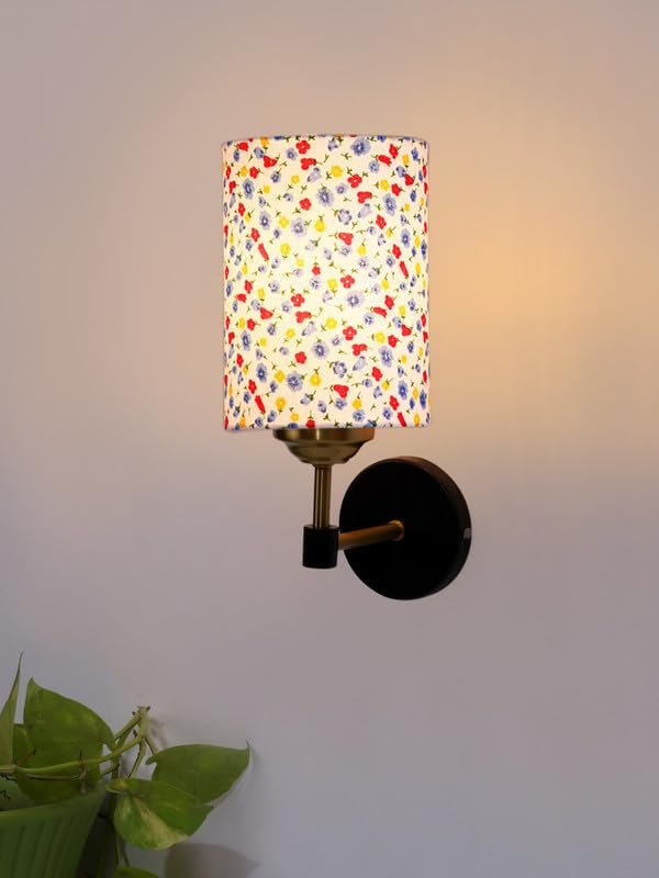 Multicolor Wall Lamp | Elegant Cotton Design | Stylish Ambient Light for Home, Office, Living Room, Bedroom, Hallway | Modern Decorative Wall Sconce - Model VX96