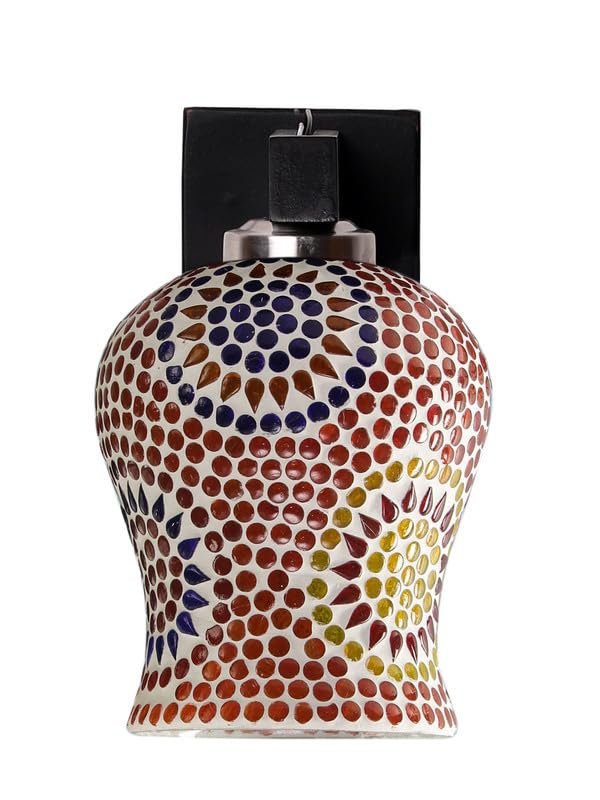 Multicolor Wall Lamp | Elegant Wood Design | Stylish Ambient Light for Home, Office, Living Room, Bedroom, Hallway | Modern Decorative Wall Sconce - Model WD107