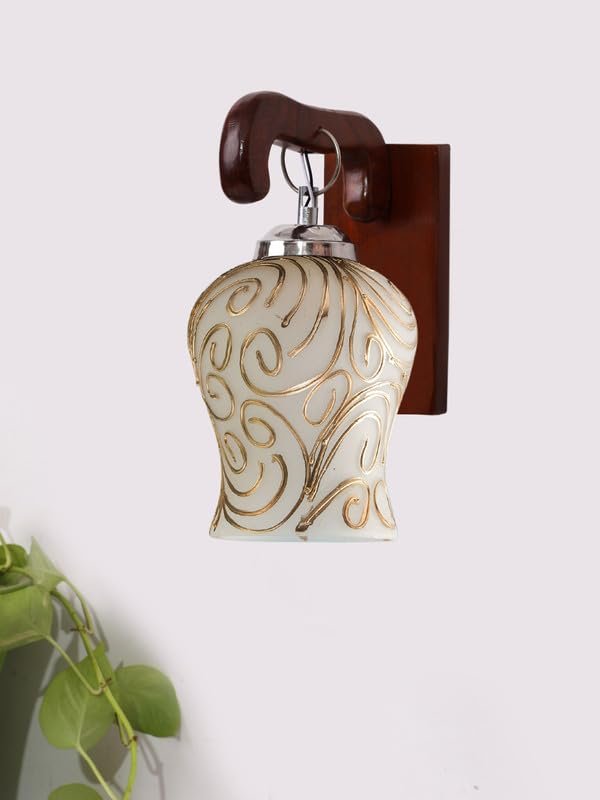 Multicolor Wall Lamp | Elegant Wood Design | Stylish Ambient Light for Home, Office, Living Room, Bedroom, Hallway | Modern Decorative Wall Sconce - Model WD10