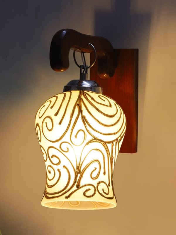 Multicolor Wall Lamp | Elegant Wood Design | Stylish Ambient Light for Home, Office, Living Room, Bedroom, Hallway | Modern Decorative Wall Sconce - Model WD10