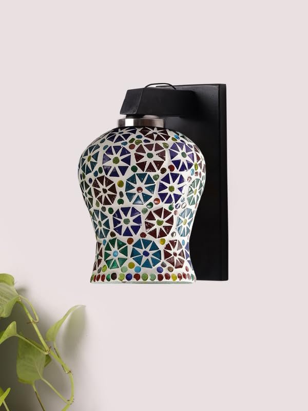 Multicolor Wall Lamp | Elegant Wood Design | Stylish Ambient Light for Home, Office, Living Room, Bedroom, Hallway | Modern Decorative Wall Sconce - Model WD110