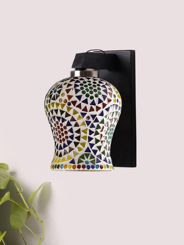 Multicolor Wall Lamp | Elegant Wood Design | Stylish Ambient Light for Home, Office, Living Room, Bedroom, Hallway | Modern Decorative Wall Sconce - Model WD111