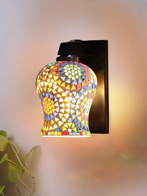 Multicolor Wall Lamp | Elegant Wood Design | Stylish Ambient Light for Home, Office, Living Room, Bedroom, Hallway | Modern Decorative Wall Sconce - Model WD111