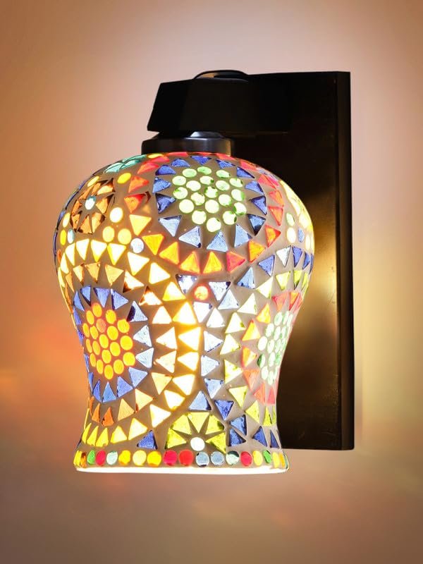 Multicolor Wall Lamp | Elegant Wood Design | Stylish Ambient Light for Home, Office, Living Room, Bedroom, Hallway | Modern Decorative Wall Sconce - Model WD111