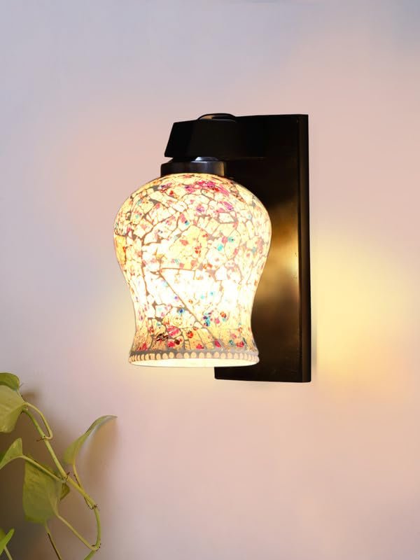 Multicolor Wall Lamp | Elegant Wood Design | Stylish Ambient Light for Home, Office, Living Room, Bedroom, Hallway | Modern Decorative Wall Sconce - Model WD112