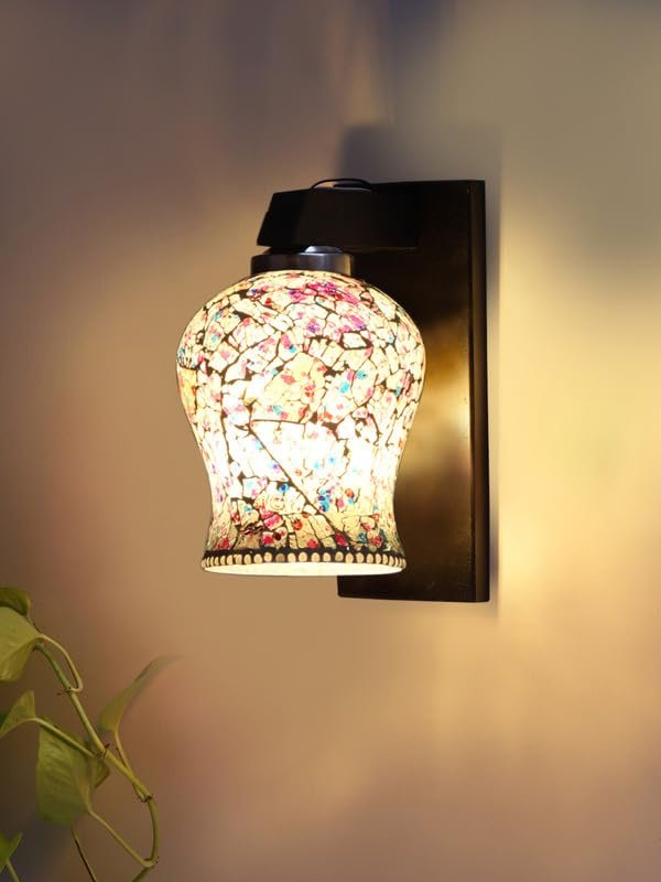 Multicolor Wall Lamp | Elegant Wood Design | Stylish Ambient Light for Home, Office, Living Room, Bedroom, Hallway | Modern Decorative Wall Sconce - Model WD112