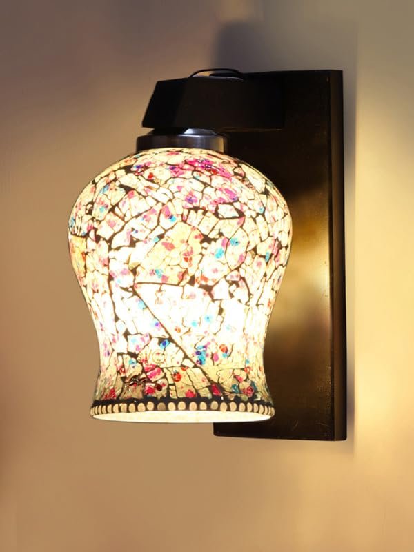 Multicolor Wall Lamp | Elegant Wood Design | Stylish Ambient Light for Home, Office, Living Room, Bedroom, Hallway | Modern Decorative Wall Sconce - Model WD112