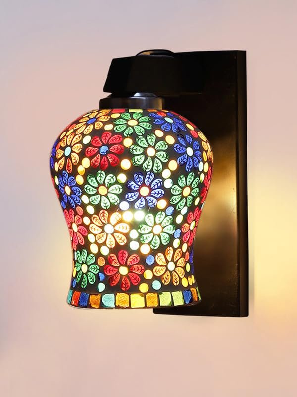 Multicolor Wall Lamp | Elegant Wood Design | Stylish Ambient Light for Home, Office, Living Room, Bedroom, Hallway | Modern Decorative Wall Sconce - Model WD113