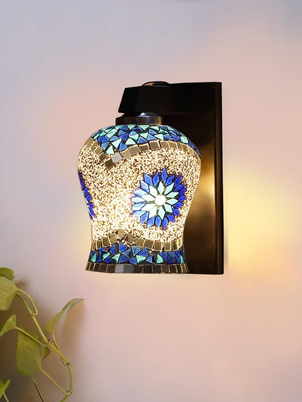 Multicolor Wall Lamp | Elegant Wood Design | Stylish Ambient Light for Home, Office, Living Room, Bedroom, Hallway | Modern Decorative Wall Sconce - Model WD114