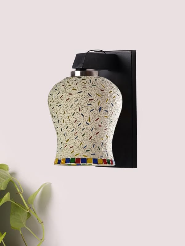Multicolor Wall Lamp | Elegant Wood Design | Stylish Ambient Light for Home, Office, Living Room, Bedroom, Hallway | Modern Decorative Wall Sconce - Model WD116