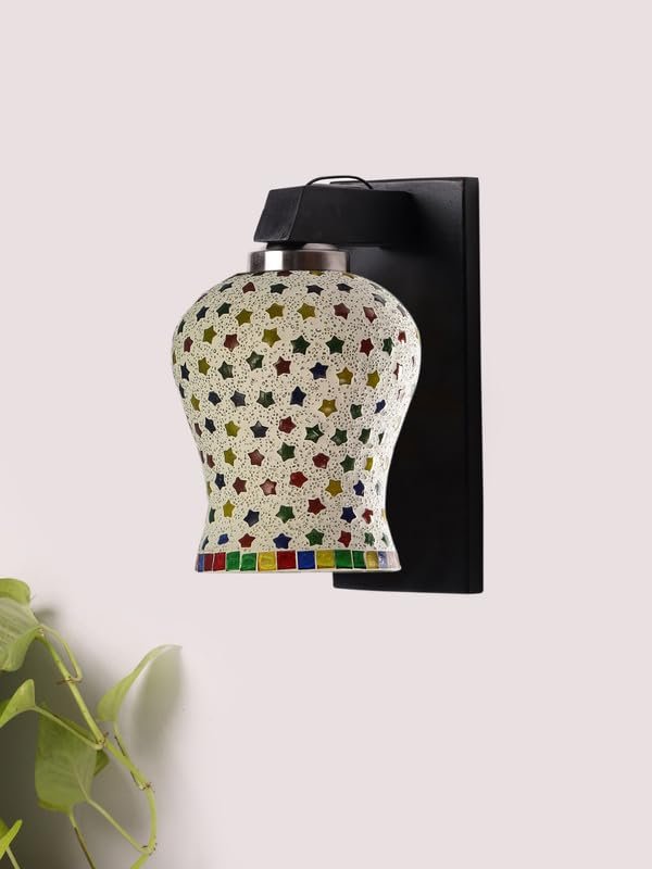 Multicolor Wall Lamp | Elegant Wood Design | Stylish Ambient Light for Home, Office, Living Room, Bedroom, Hallway | Modern Decorative Wall Sconce - Model WD117