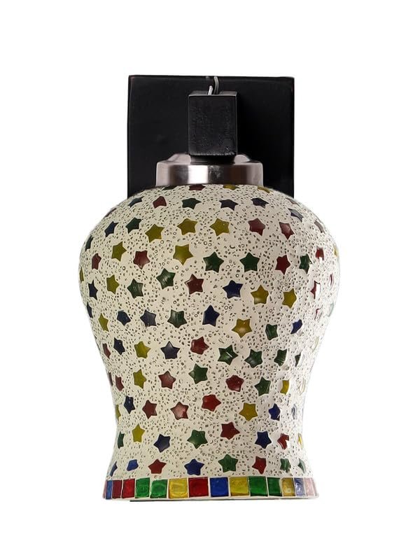 Multicolor Wall Lamp | Elegant Wood Design | Stylish Ambient Light for Home, Office, Living Room, Bedroom, Hallway | Modern Decorative Wall Sconce - Model WD117