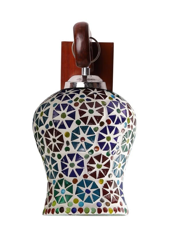 Multicolor Wall Lamp | Elegant Wood Design | Stylish Ambient Light for Home, Office, Living Room, Bedroom, Hallway | Modern Decorative Wall Sconce - Model WD11